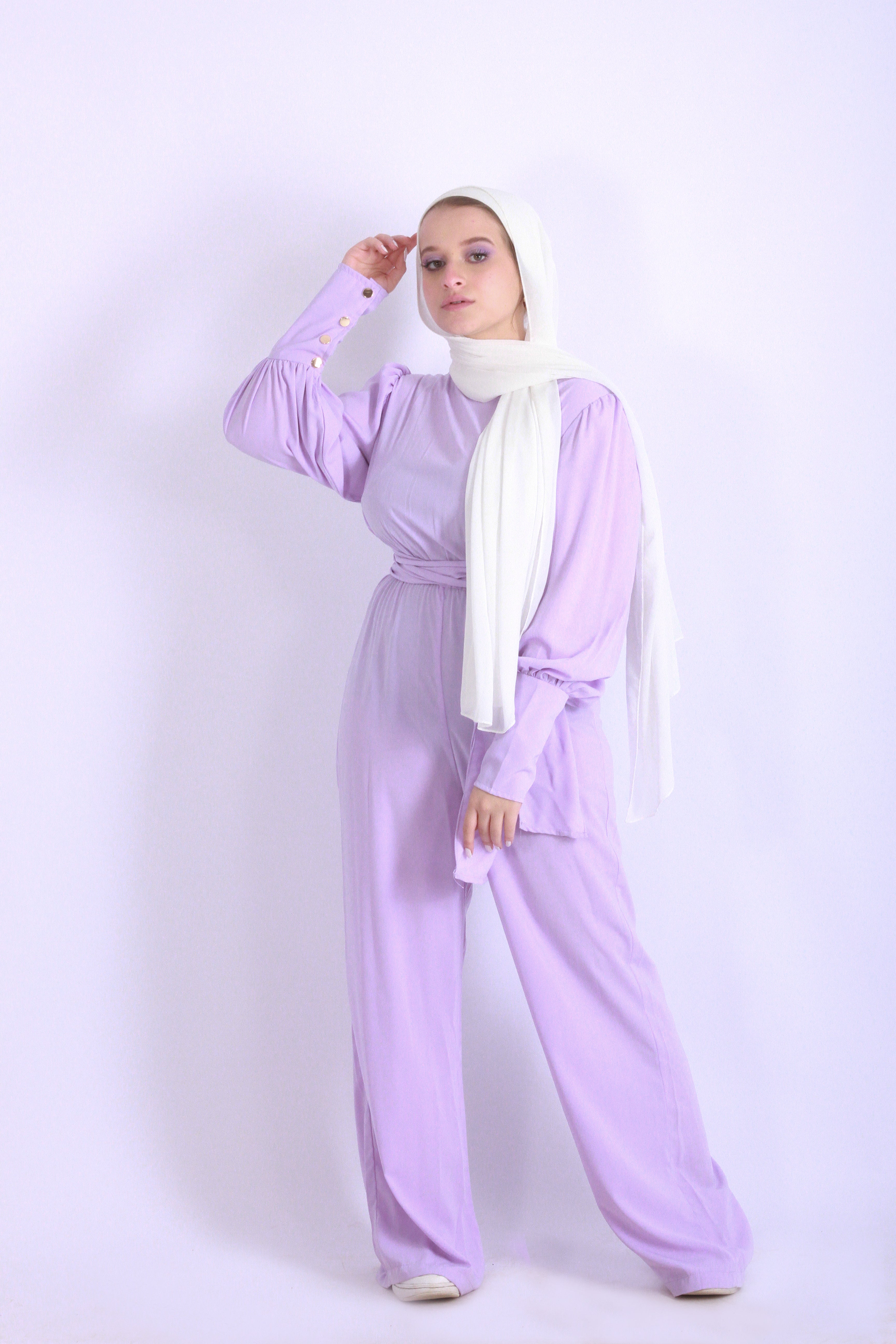 Wrappy Jumpsuit Lilac