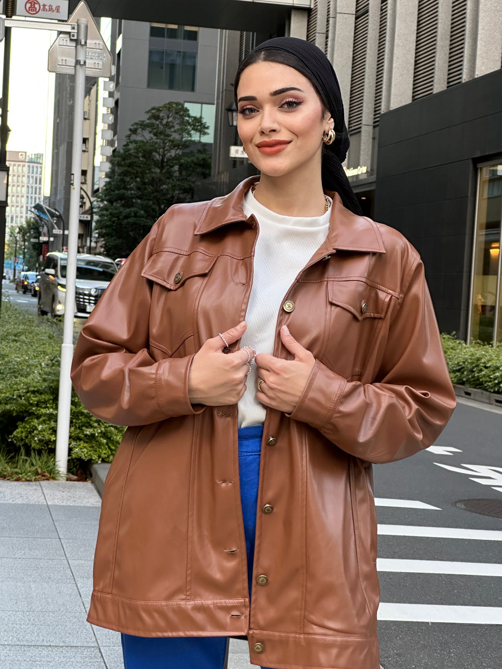 Boyfriend Leather Jacket Havan
