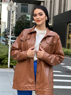 Boyfriend Leather Jacket Havan