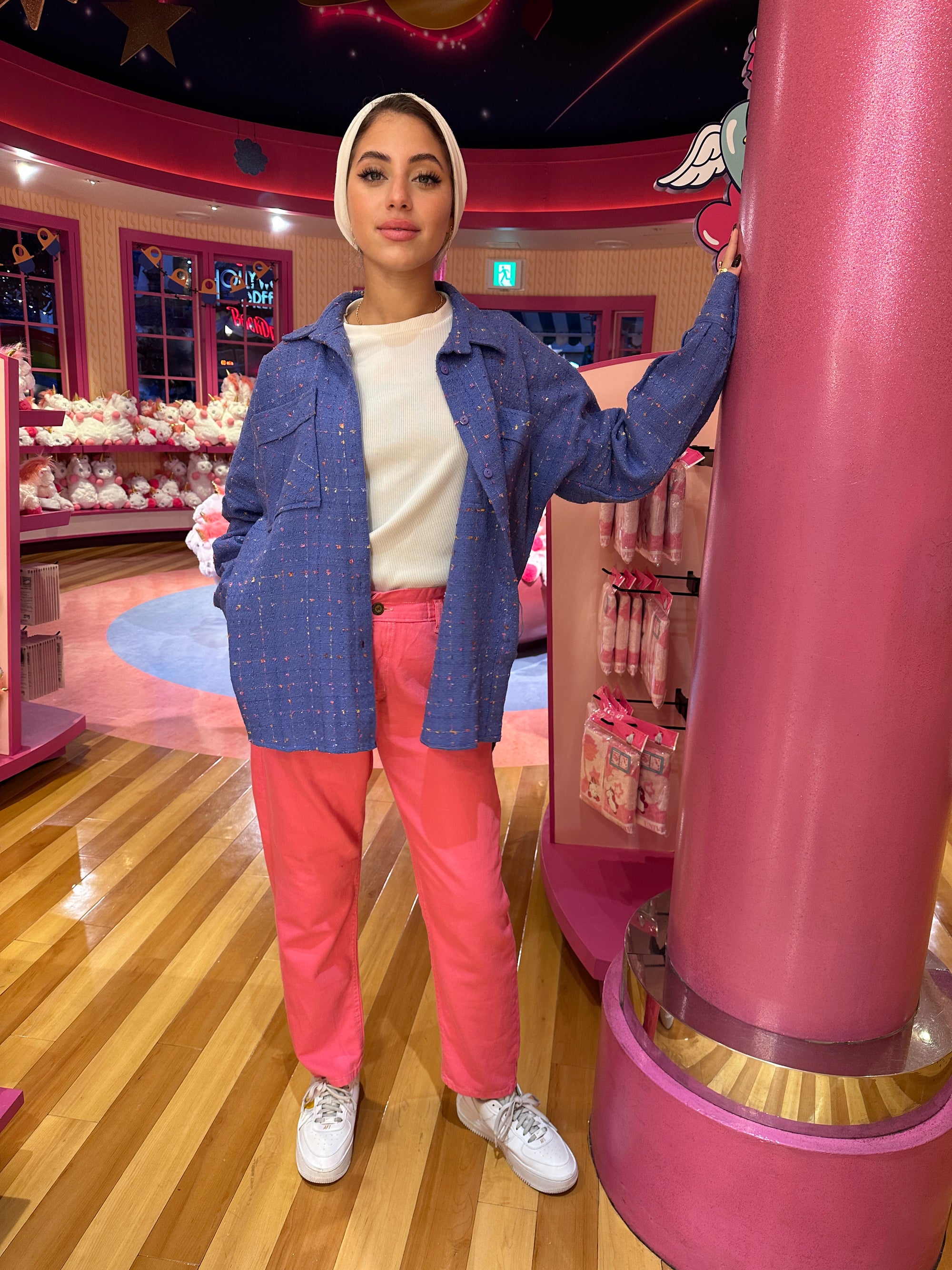 Cotton Candy Mom Fit Pants