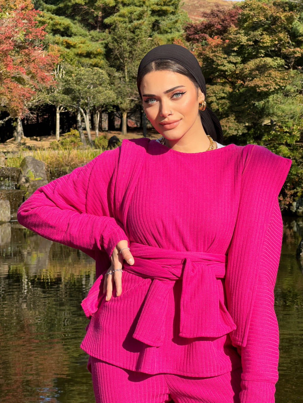 Grab It Girl Blouse Fuchsia