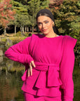 Grab It Girl Blouse Fuchsia