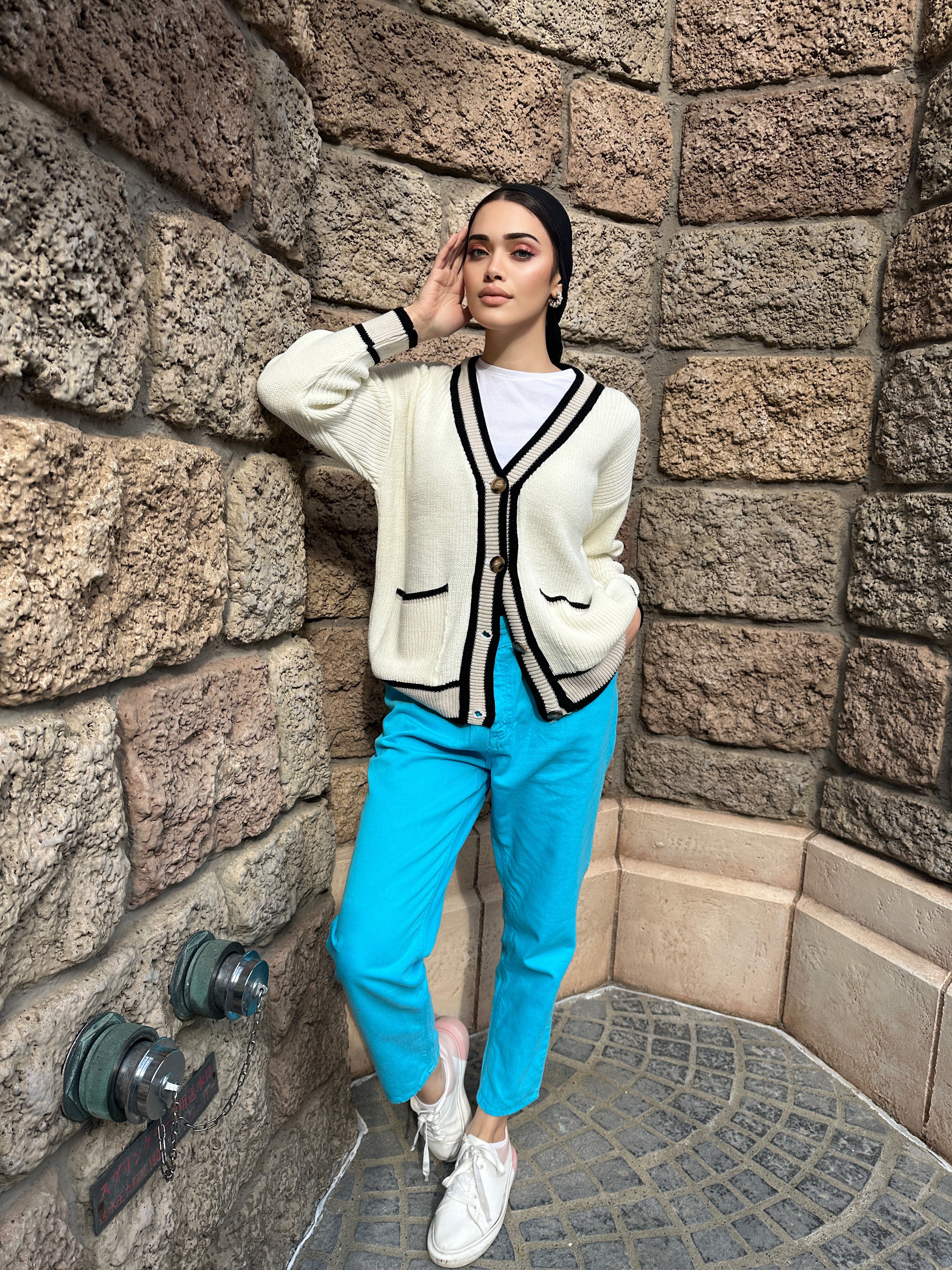 True Blue Mom Fit Pants