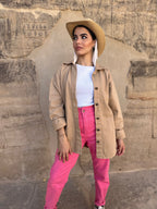 Mom Fit Pants Cotton Candy