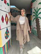 Linen Joggers Oatmeal