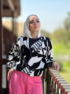Like a star Blouse Black