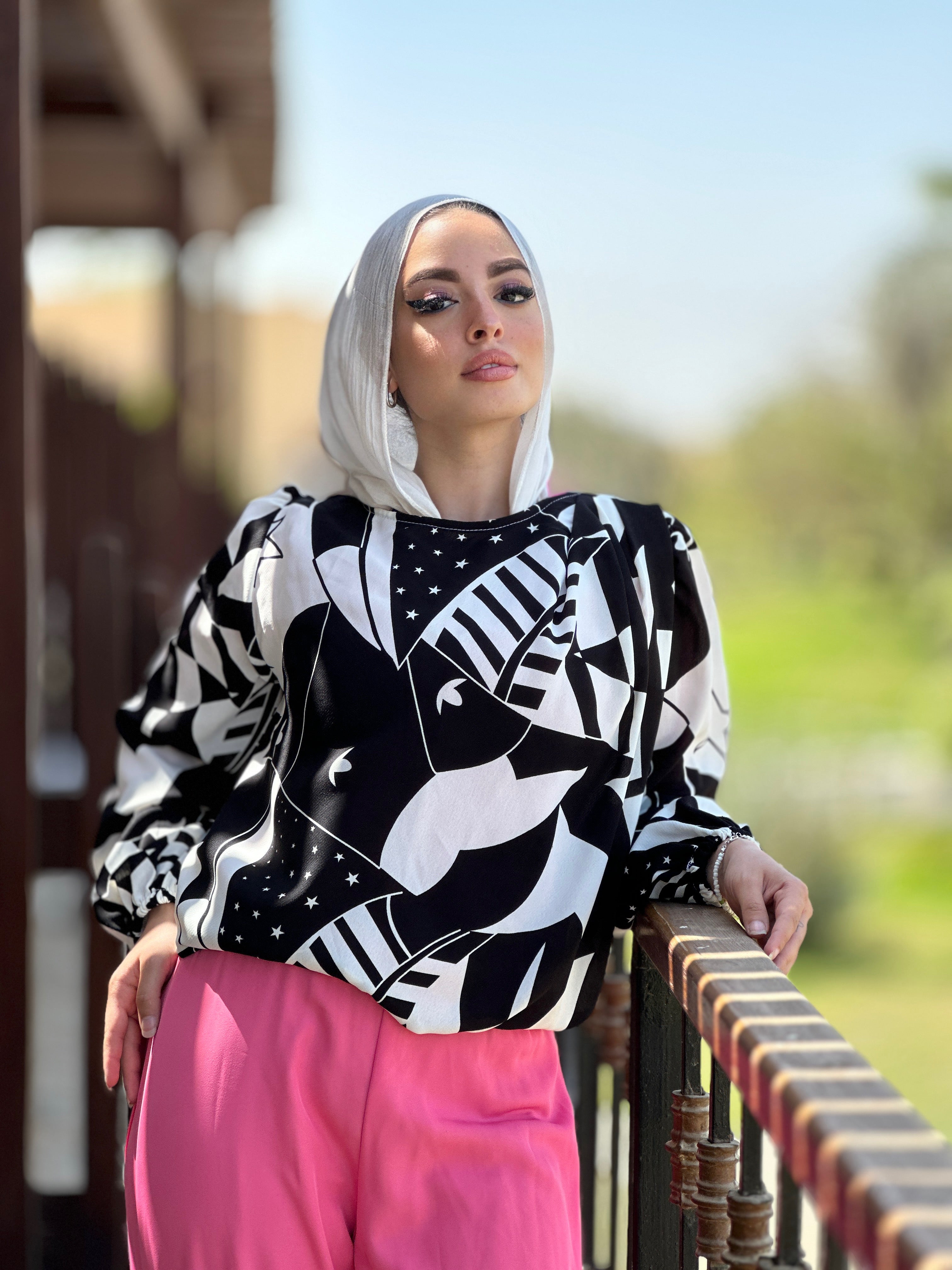 Like a star Blouse Black