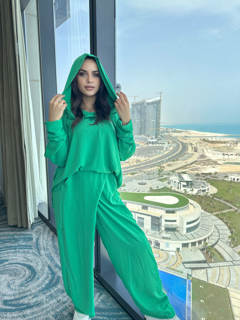Lin Hoodie Green