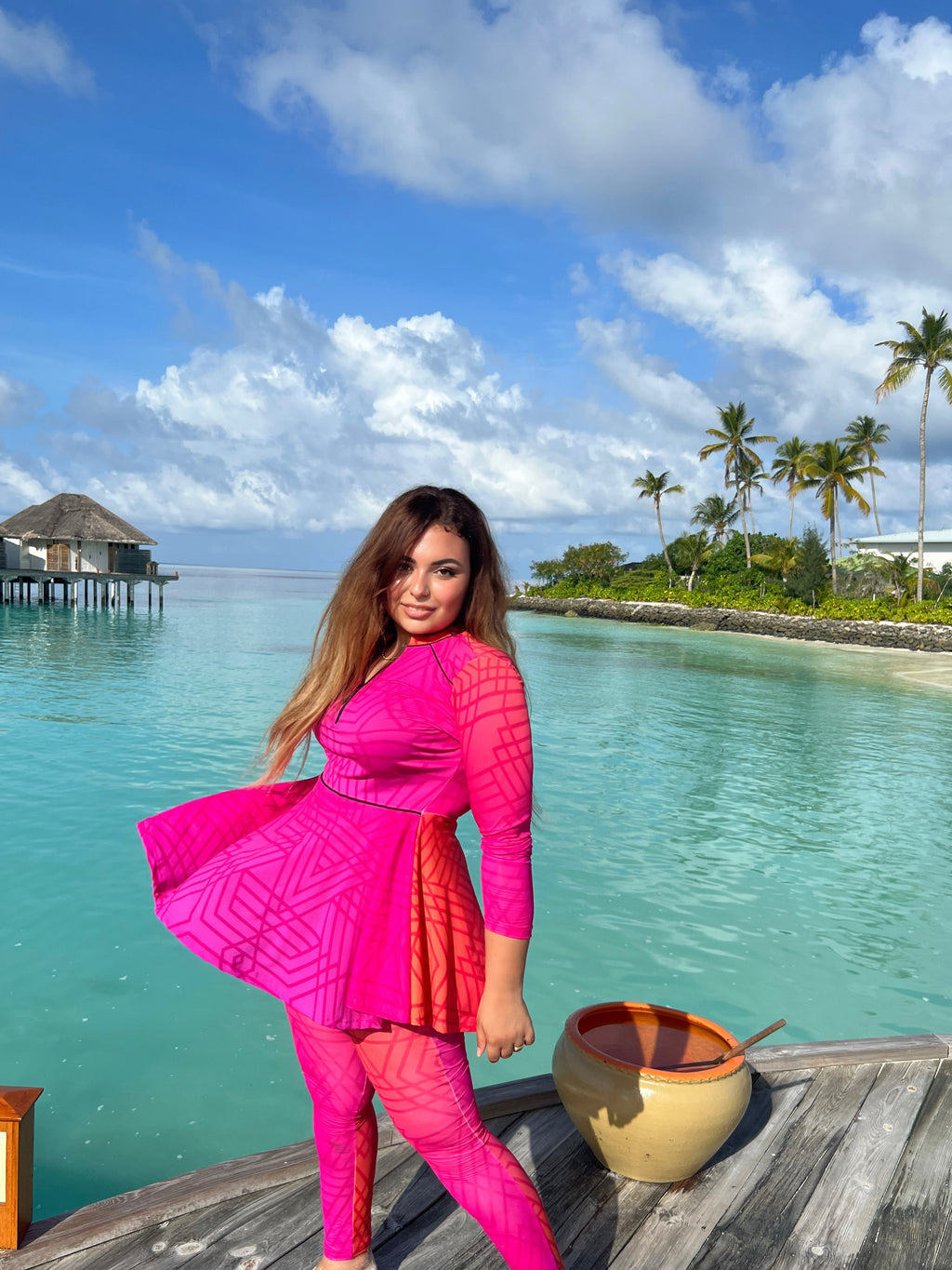 Sunset Rays Swimsuit Pants