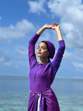 Water-Proof Turban Ziggy Purplish