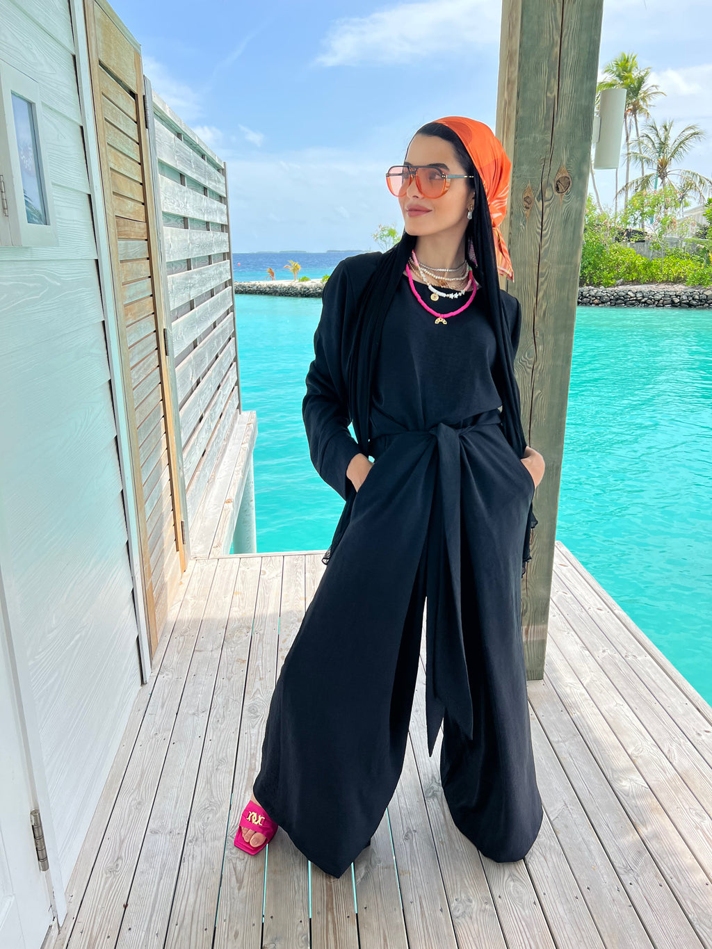 Wrap It Jumpsuit Black