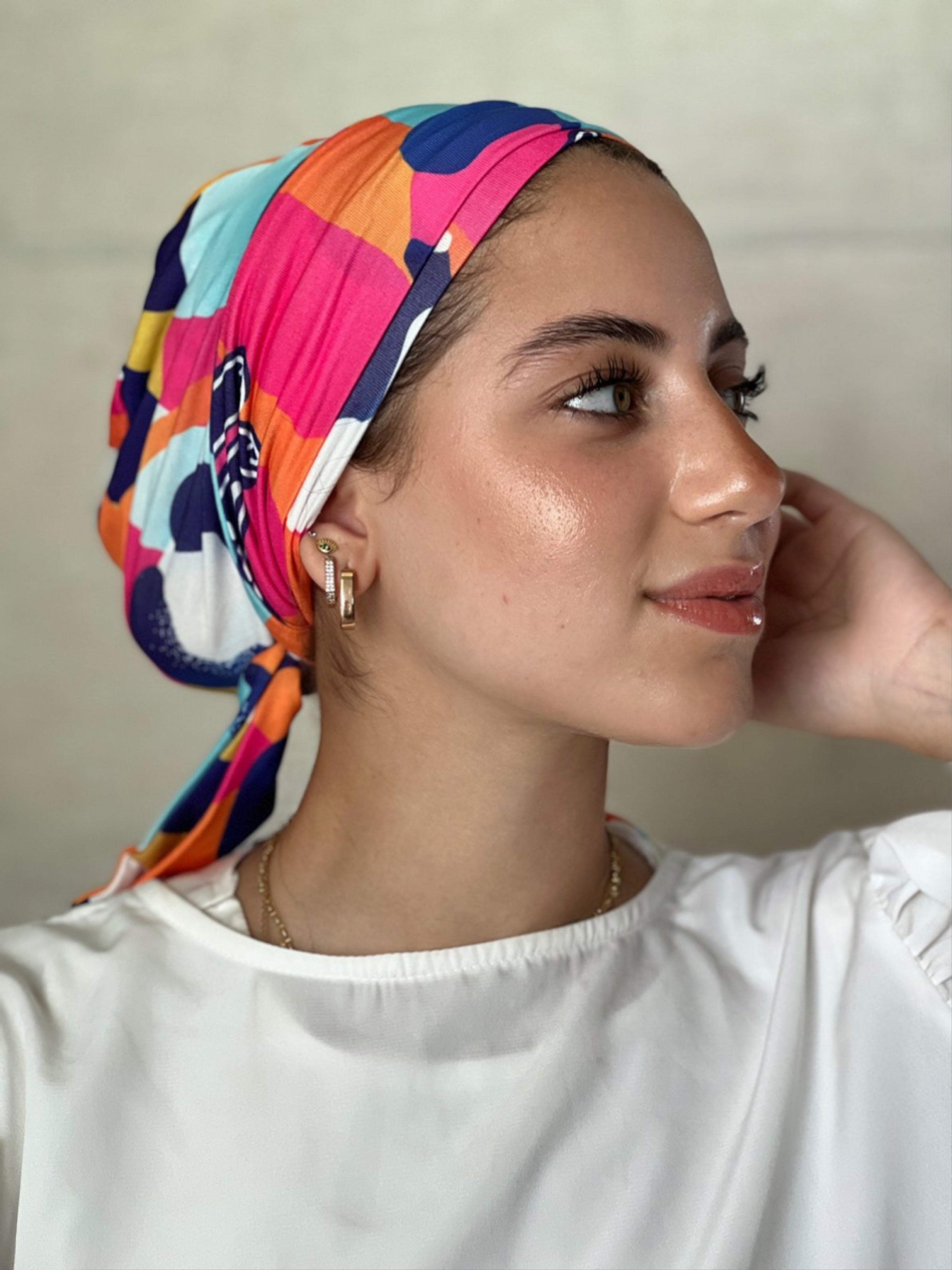 Multi Way Turban Leo Colors