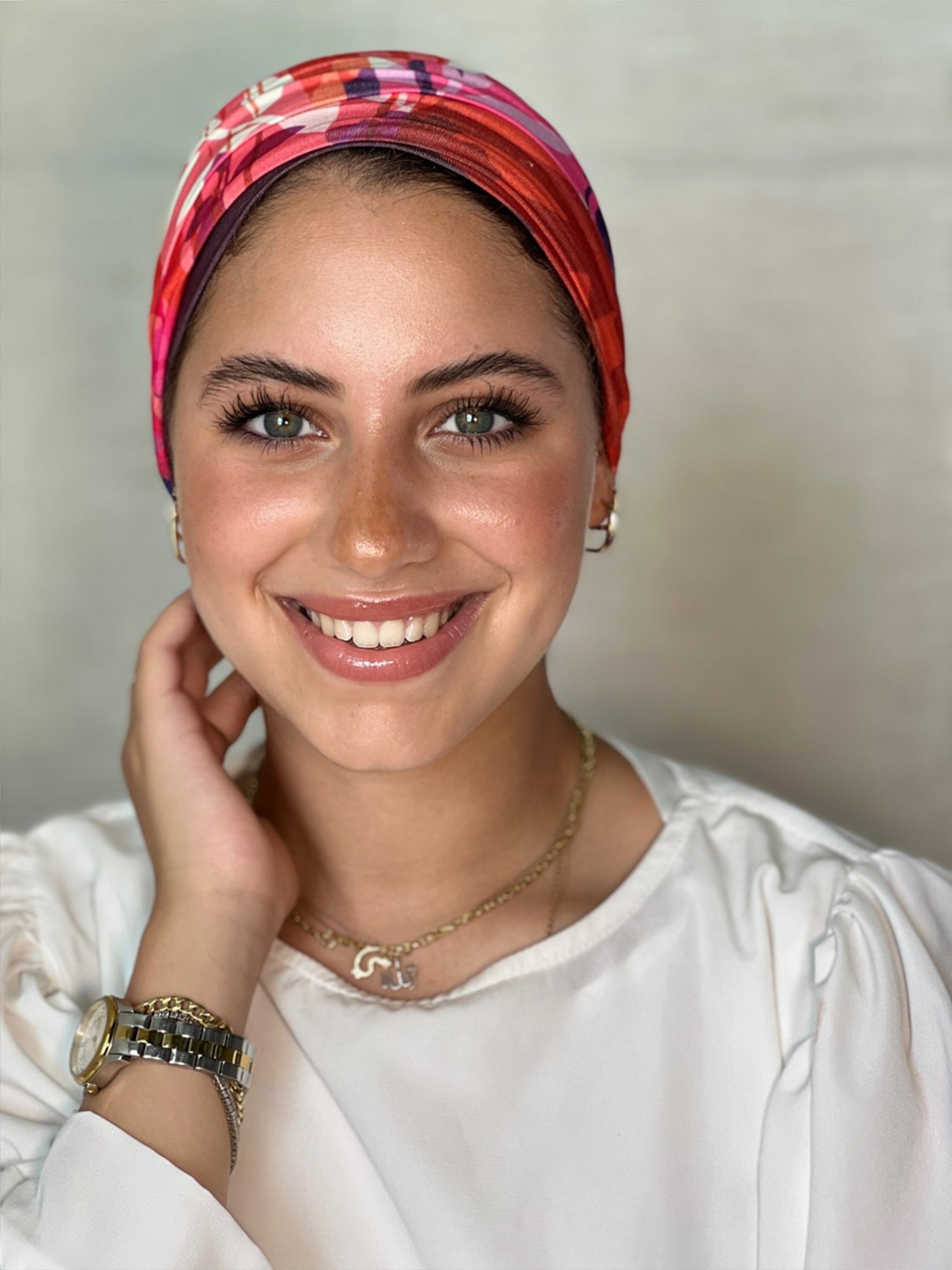 Multi Way Turban Hot Sunset