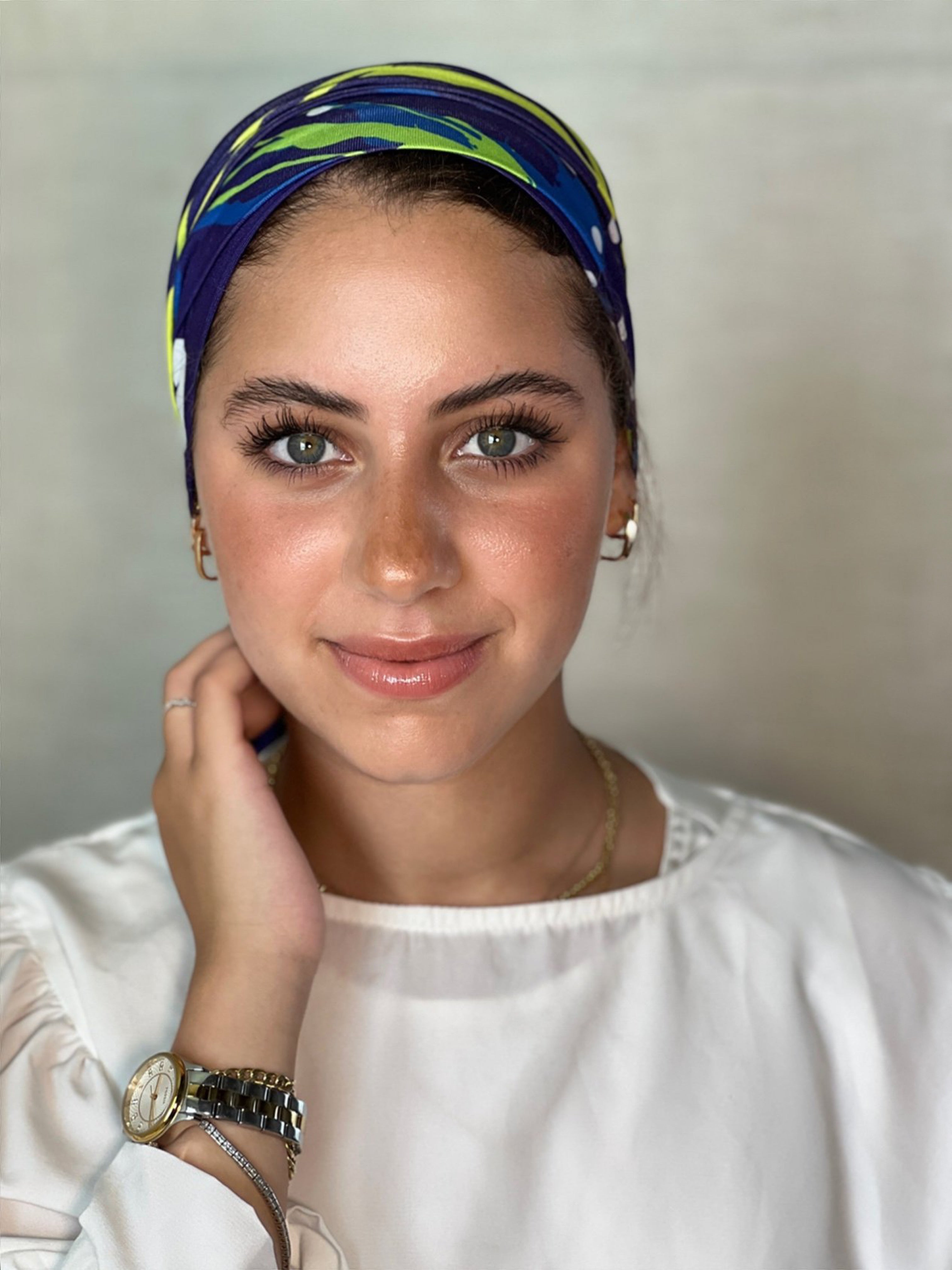 Multi Way Turban Northern Lights