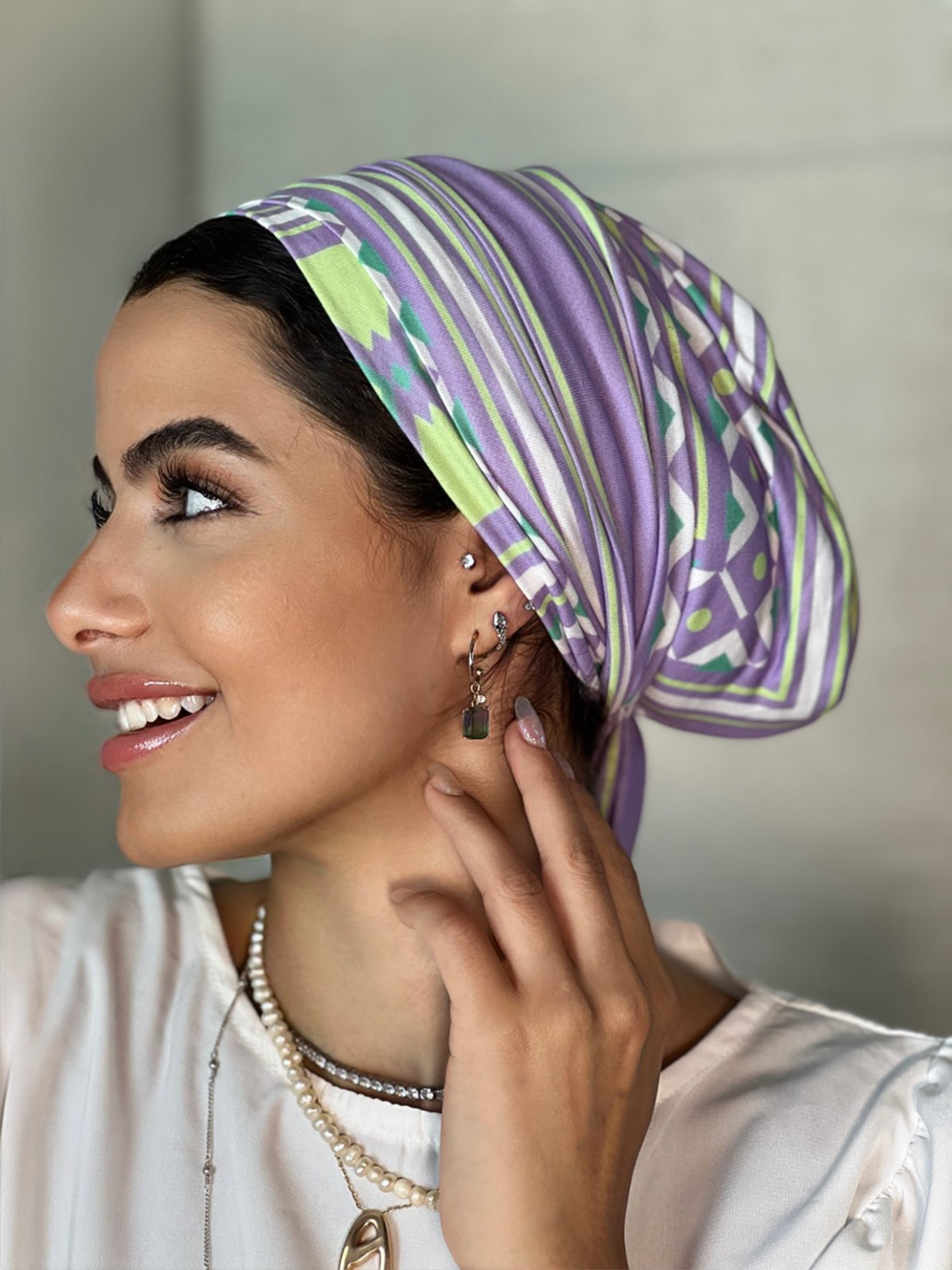 Multi Way Turban Neon Gems