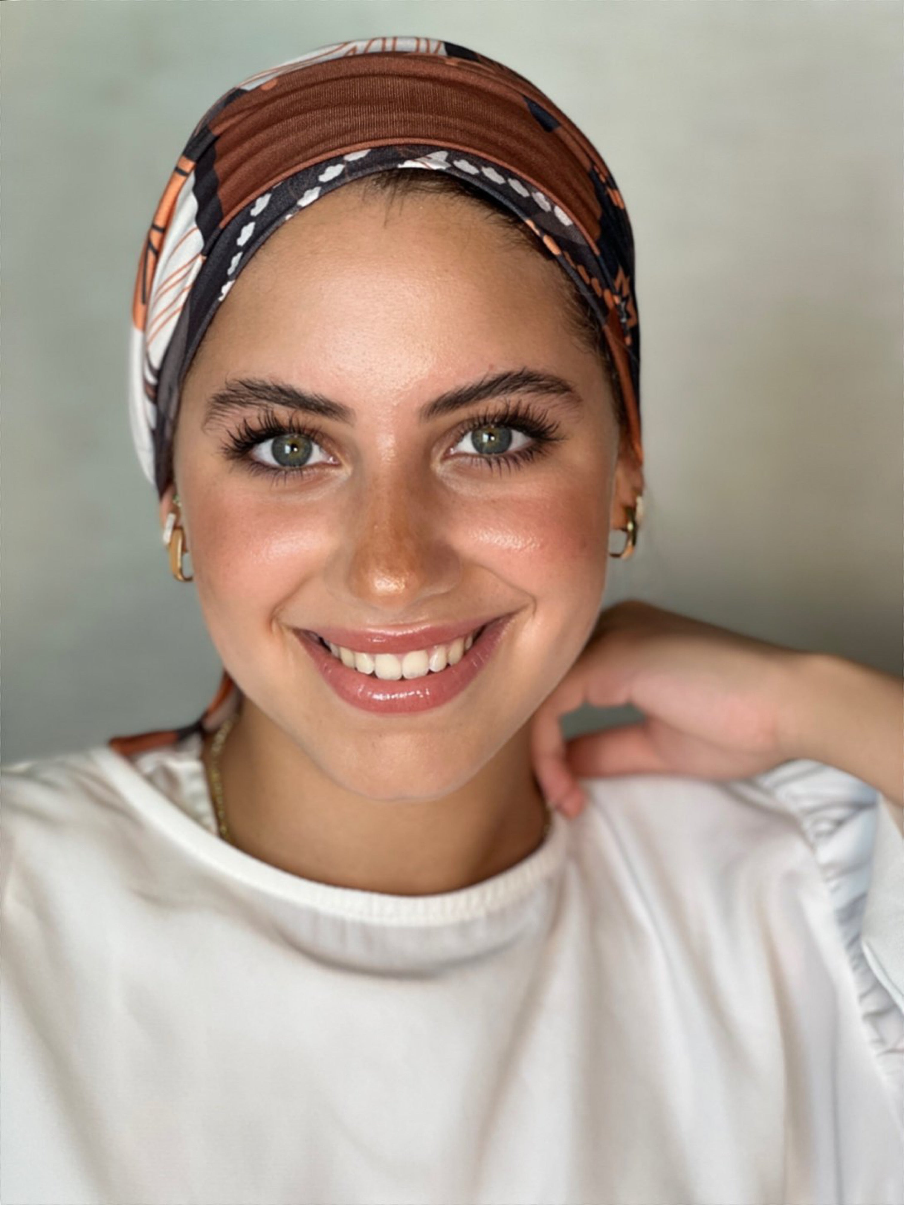 Multi Way Turban Tropical Desert