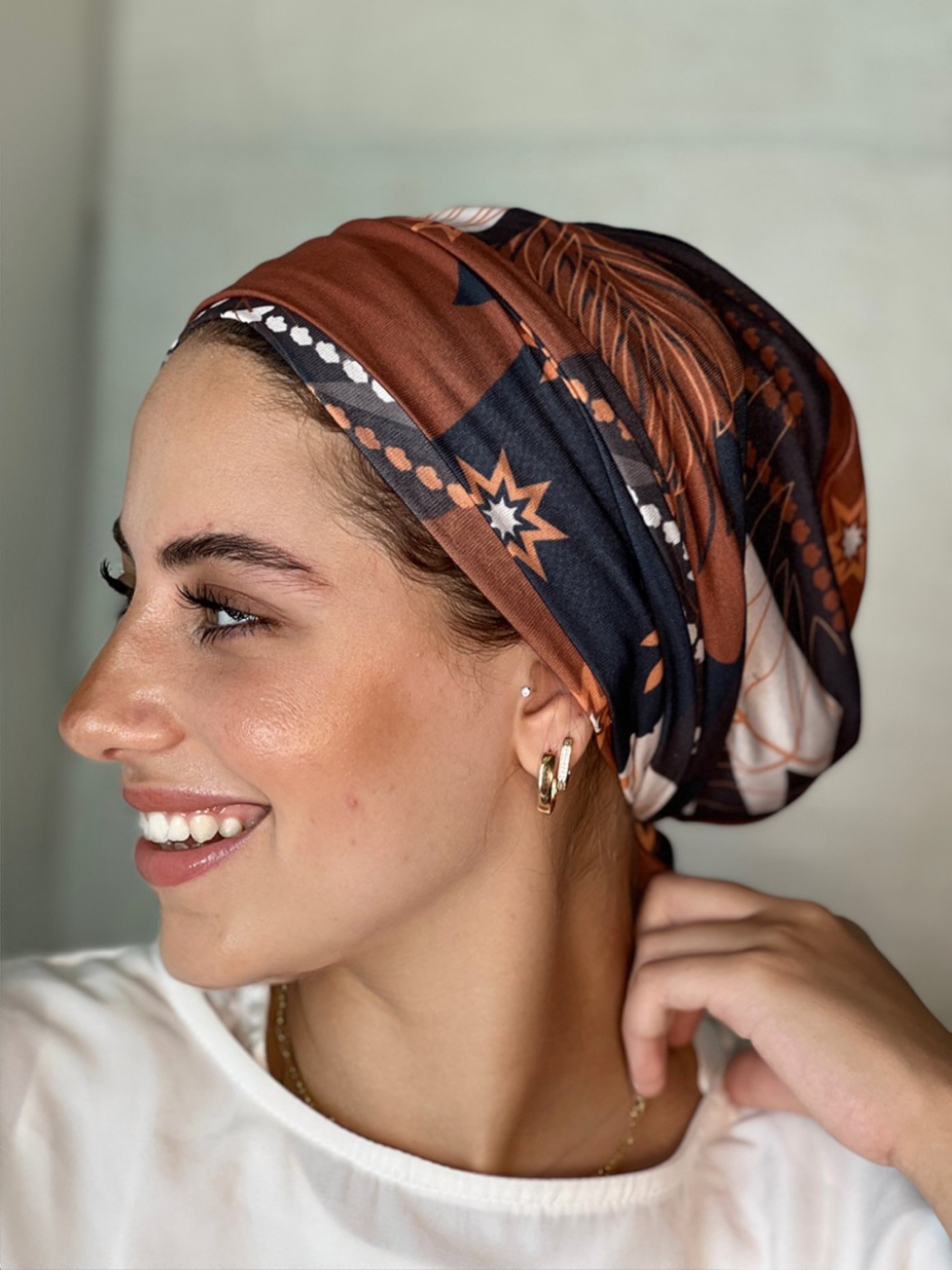 Multi Way Turban Tropical Desert