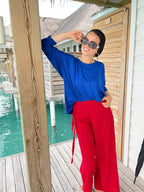 Go Comfy Set Top Royal Blue