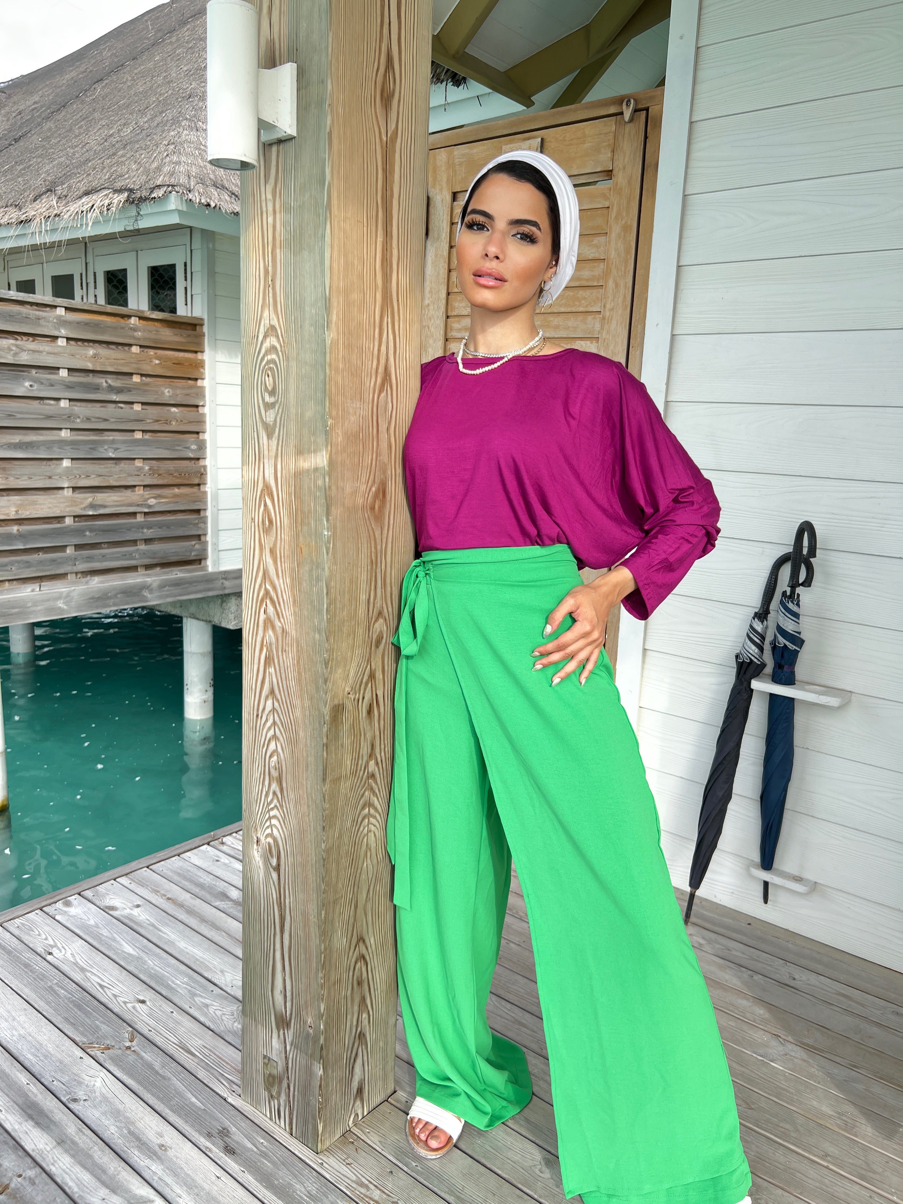 Go Comfy Set Top Purple