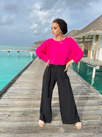 Go Comfy Set Top Hot Pink