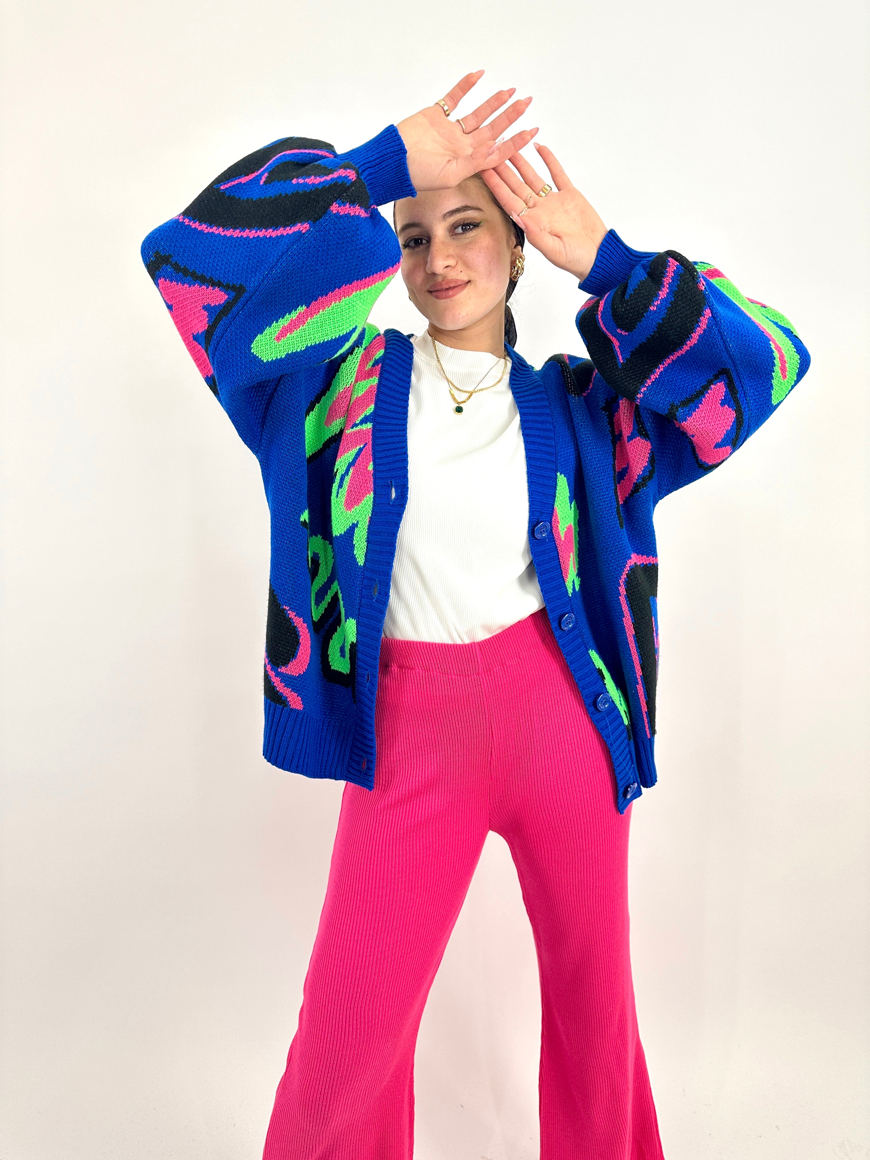 Winter New Wide Pants Fuchsia