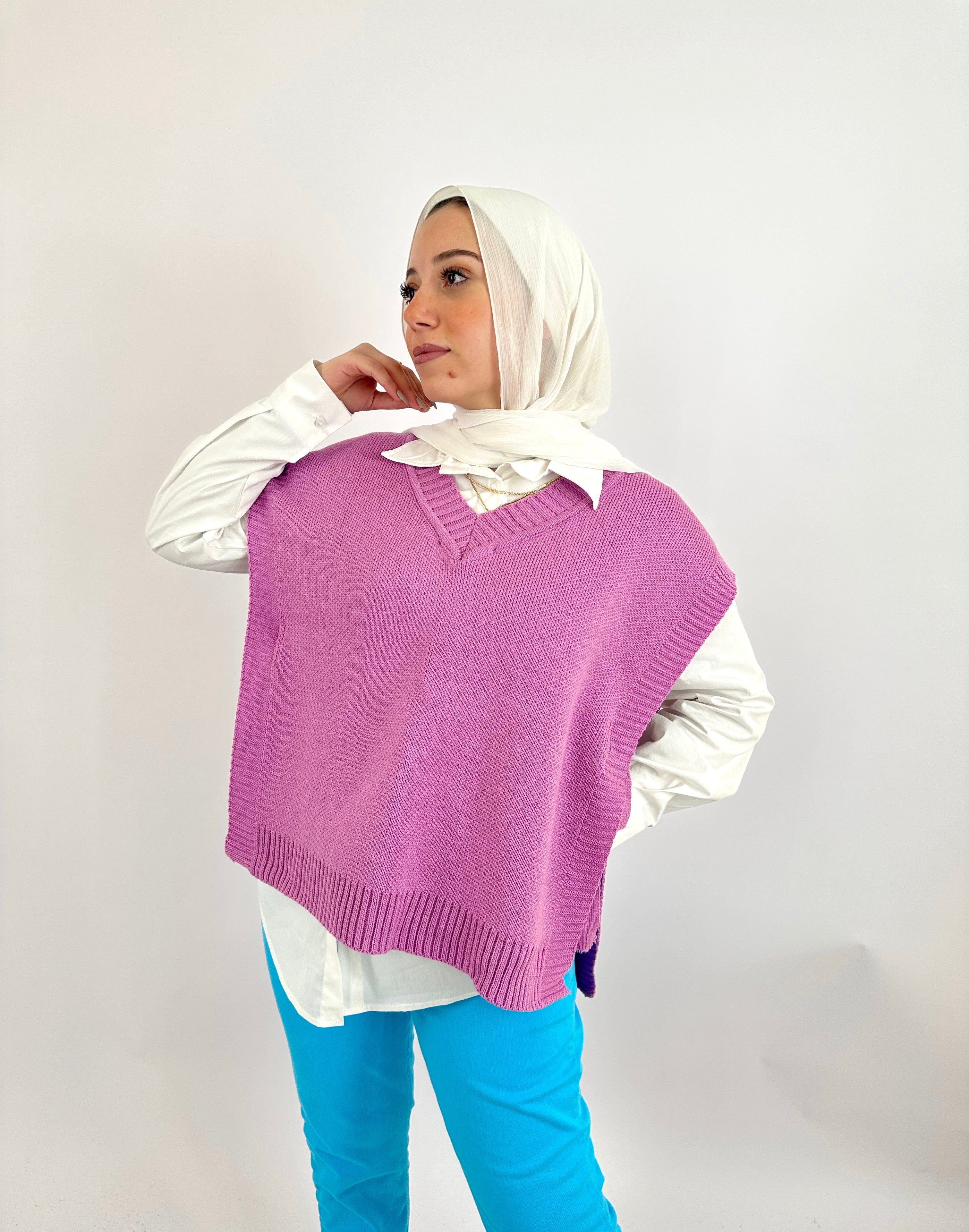 V Wrap Vest Lavender