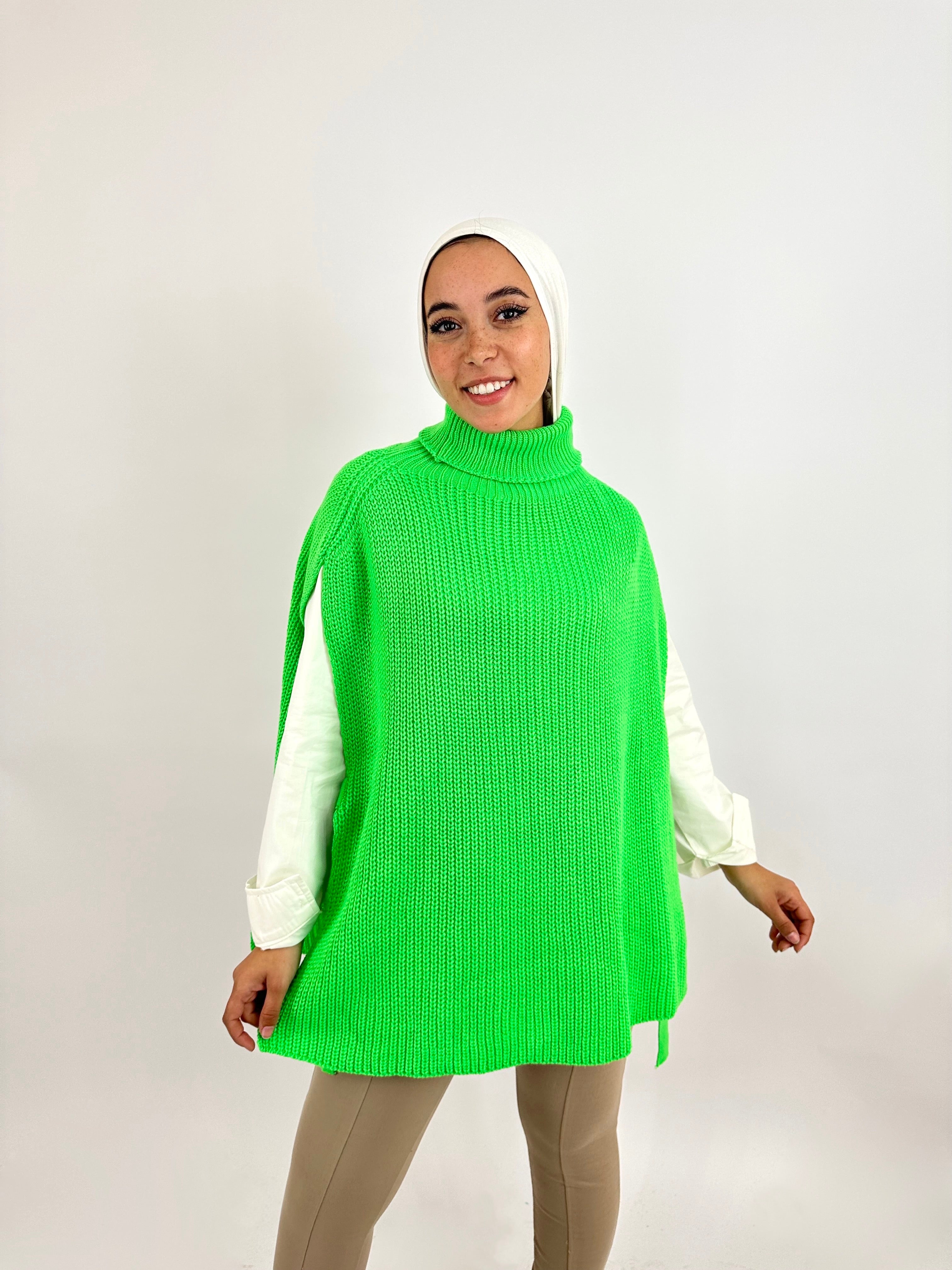 Winter Nights Vest Electric Green