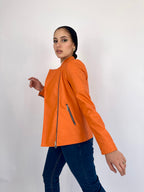 Moto Jacket Orange