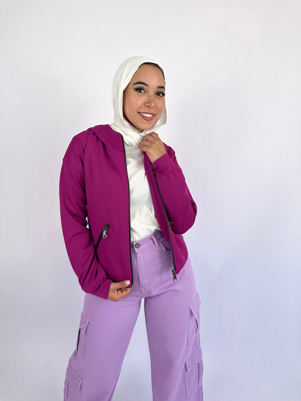 Sportif Hoodie Purple