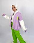 Varsity Lilac Jacket