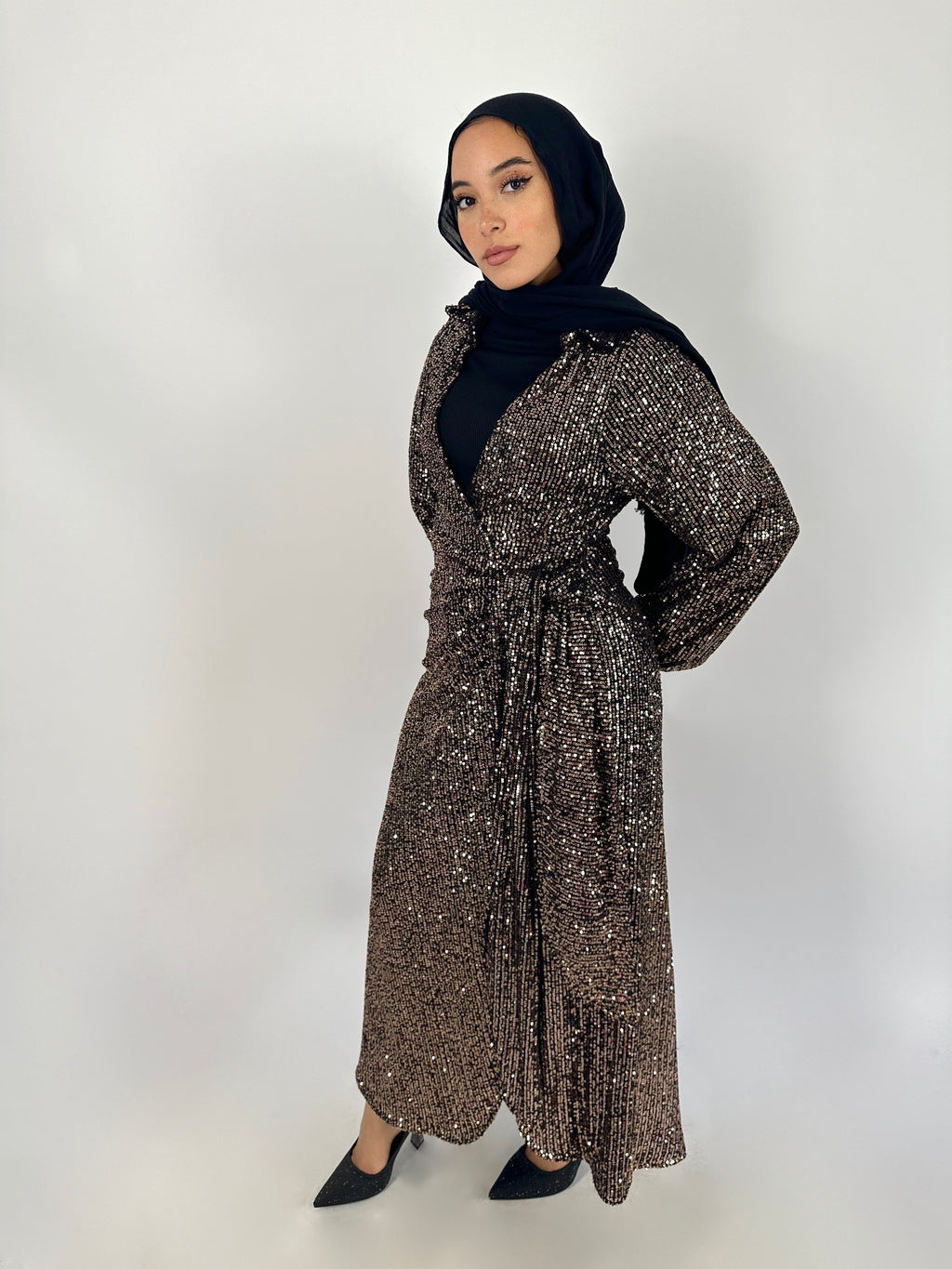 Wrappy Bling Stars Night Dress