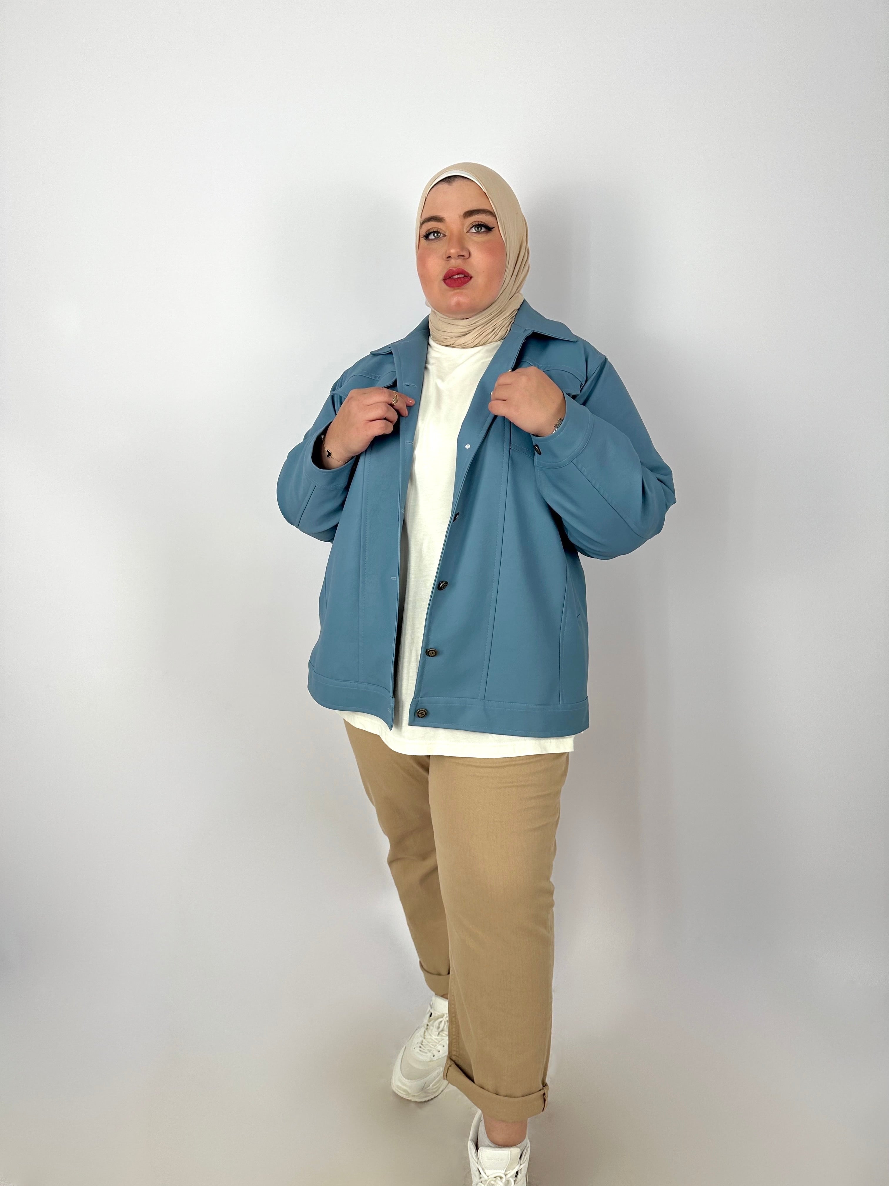 Oatmeal Mom Fit Pants