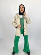 1500's Basic Corset Green