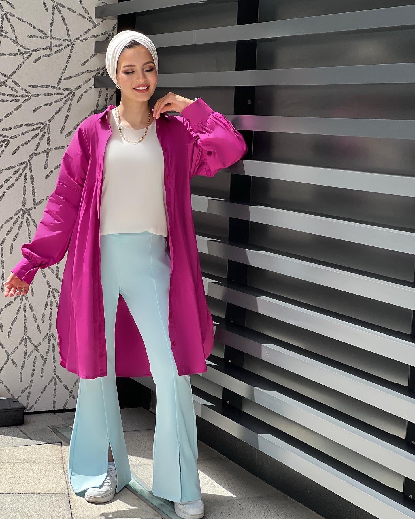 Split Pants Aqua