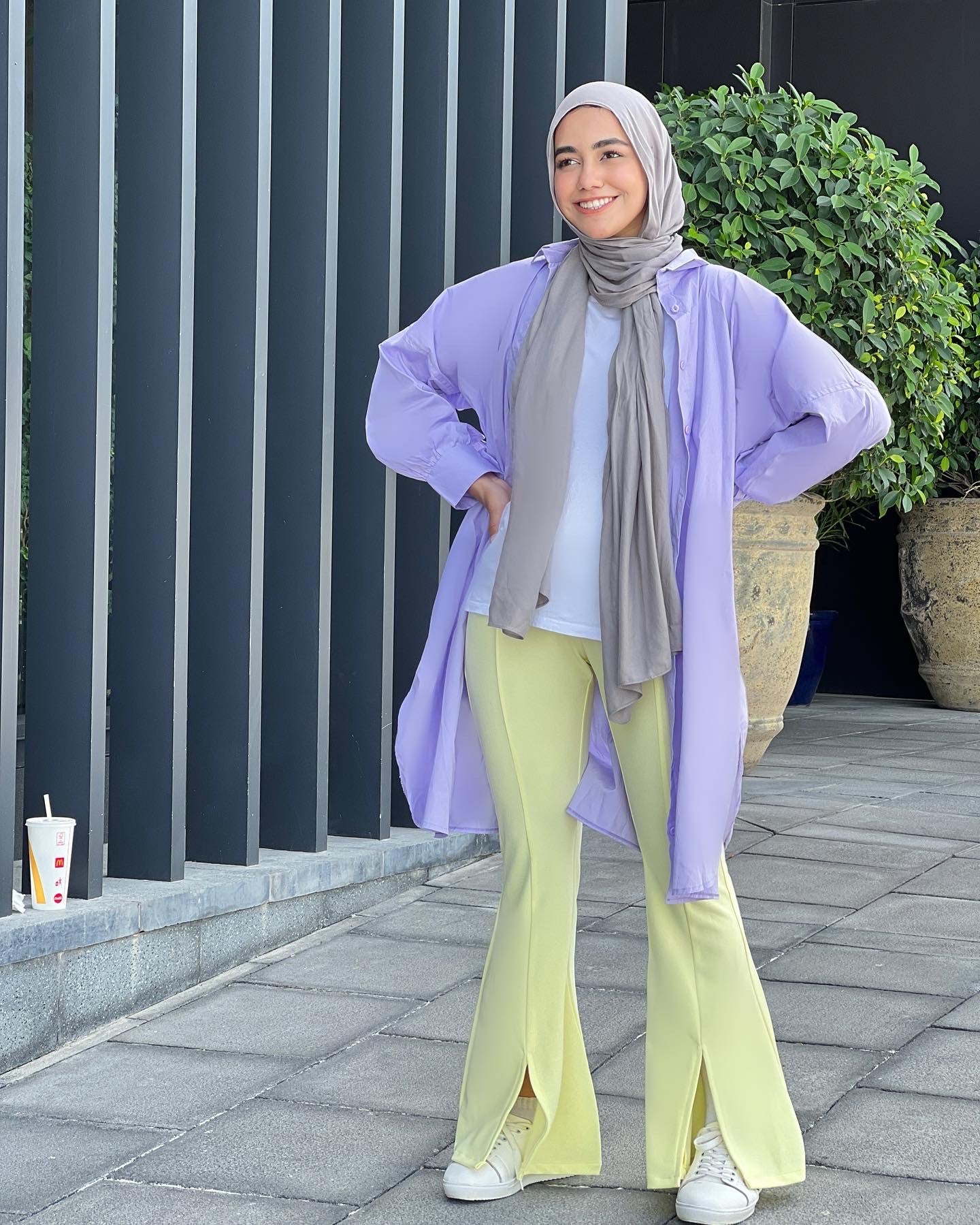 Basic Long Shirt Lilac