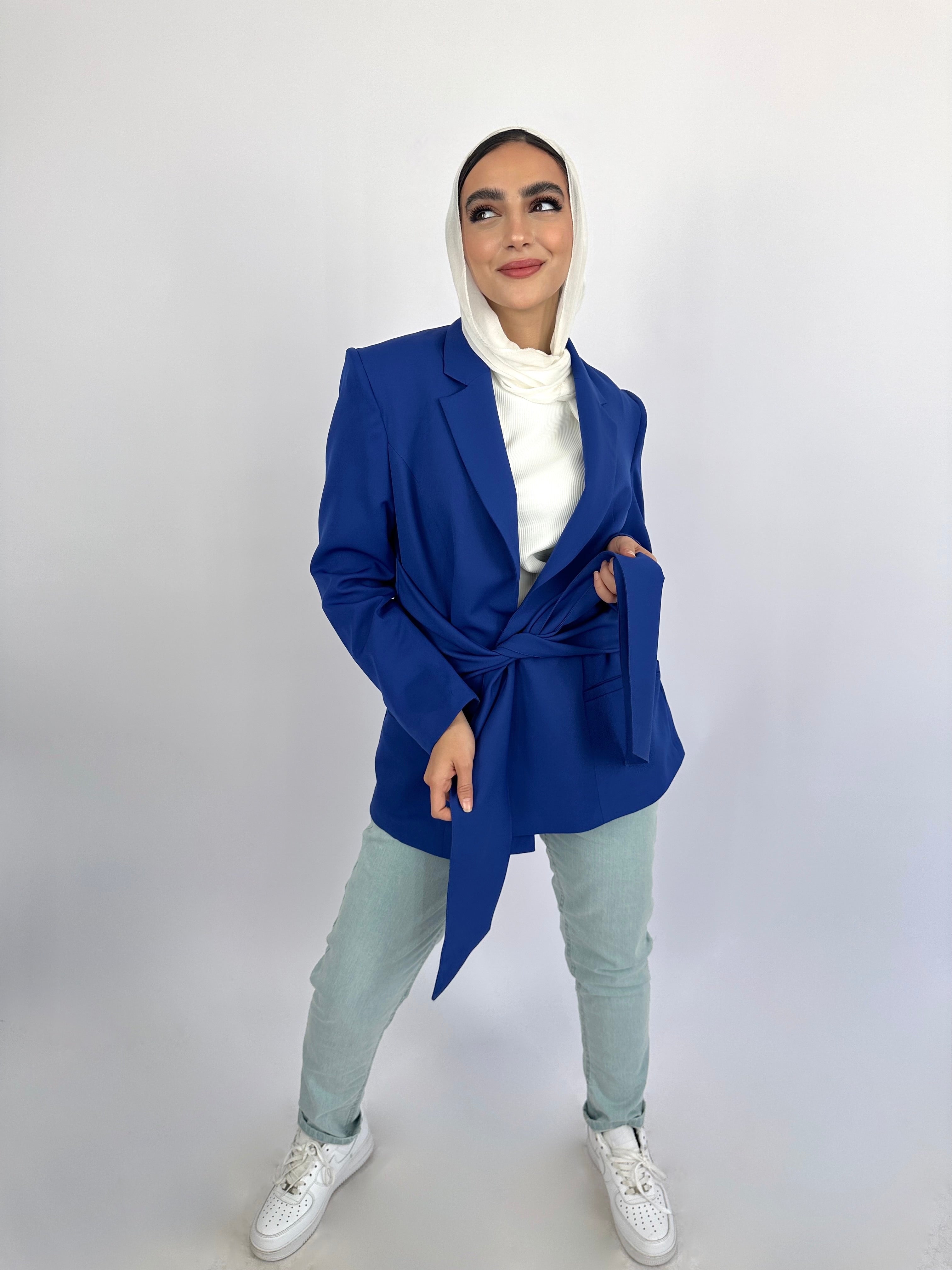 Close The Deal Blazer Royal Blue