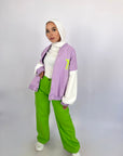 Varsity Lilac Jacket