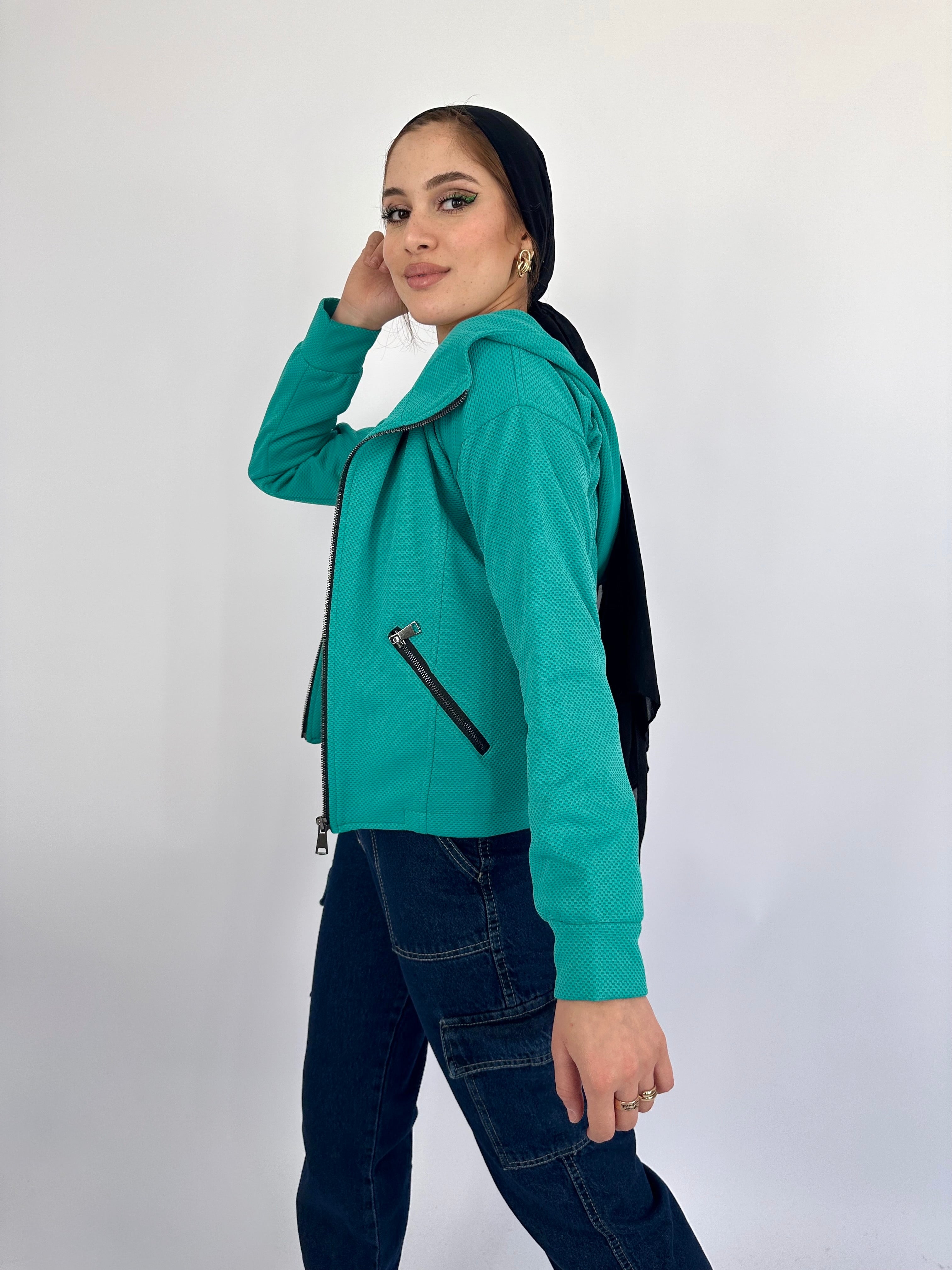 Sportif Hoodie Turquoise