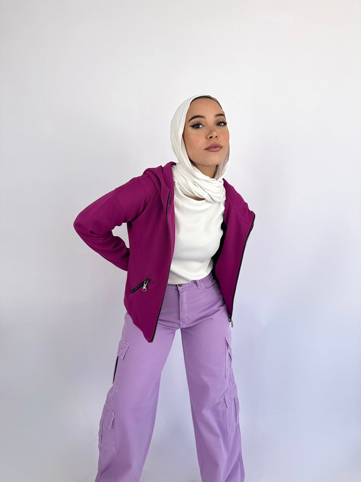 Sportif Hoodie Purple