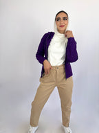 Oatmeal Mom Fit Pants