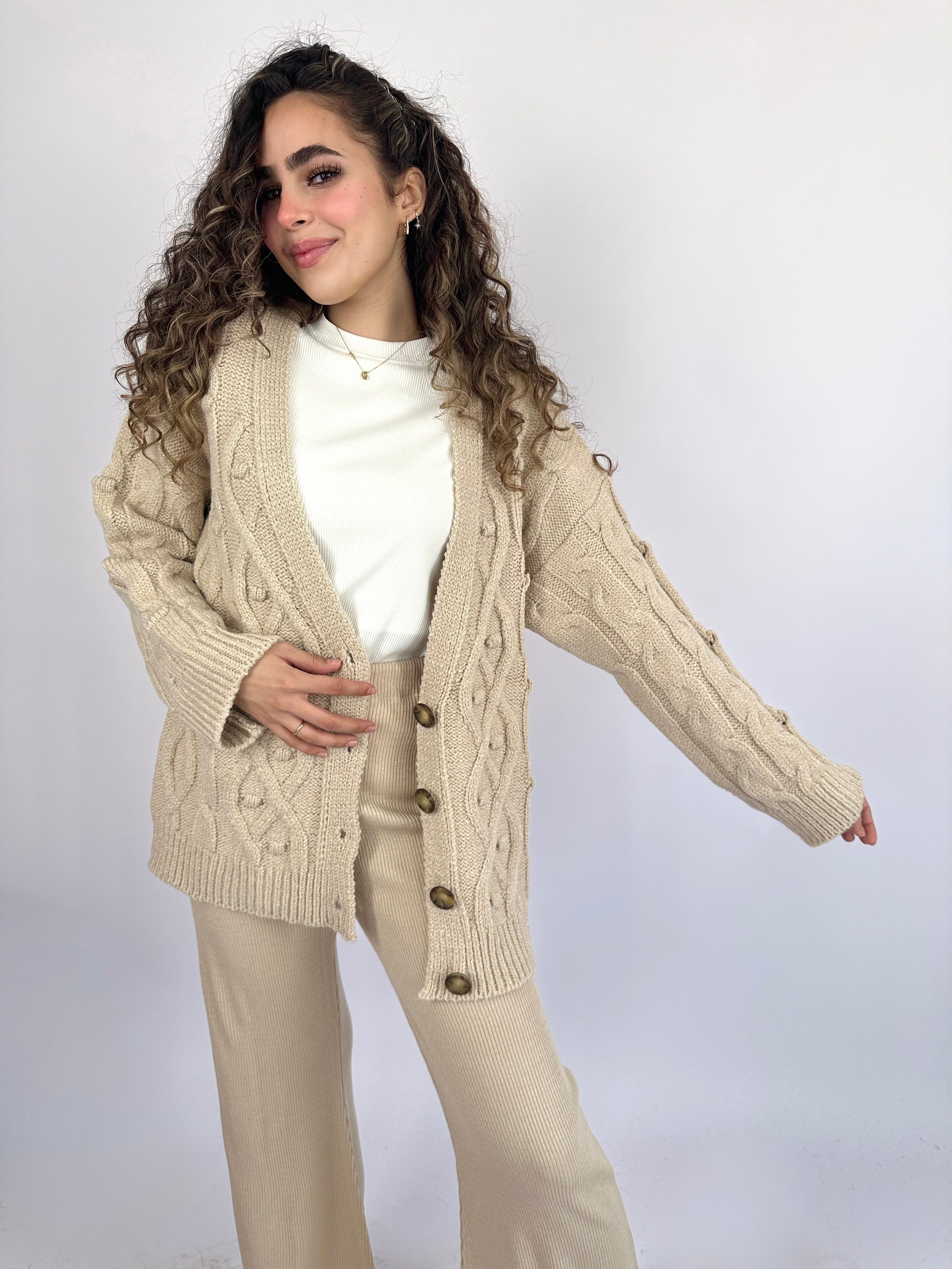 Winter New Wide Pants Oatmeal