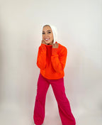 Wide Cargo Denim Pants Hot Gum