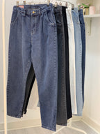 New Mom Fit Pants Jeans Blue