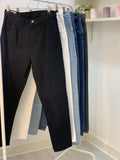 New Mom Fit Pants Jeans Black