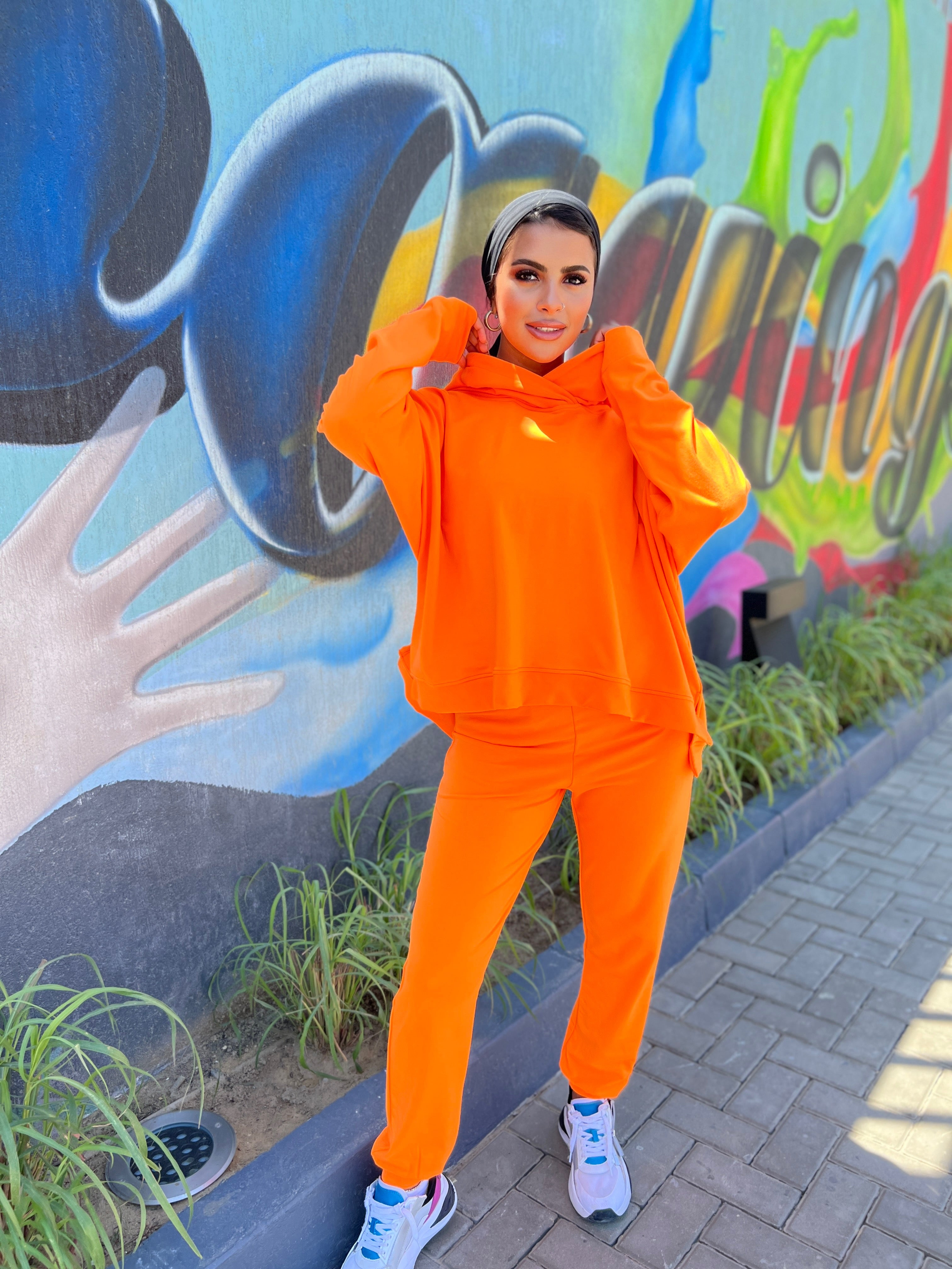 Go Girl Summer Pants Electric Orange
