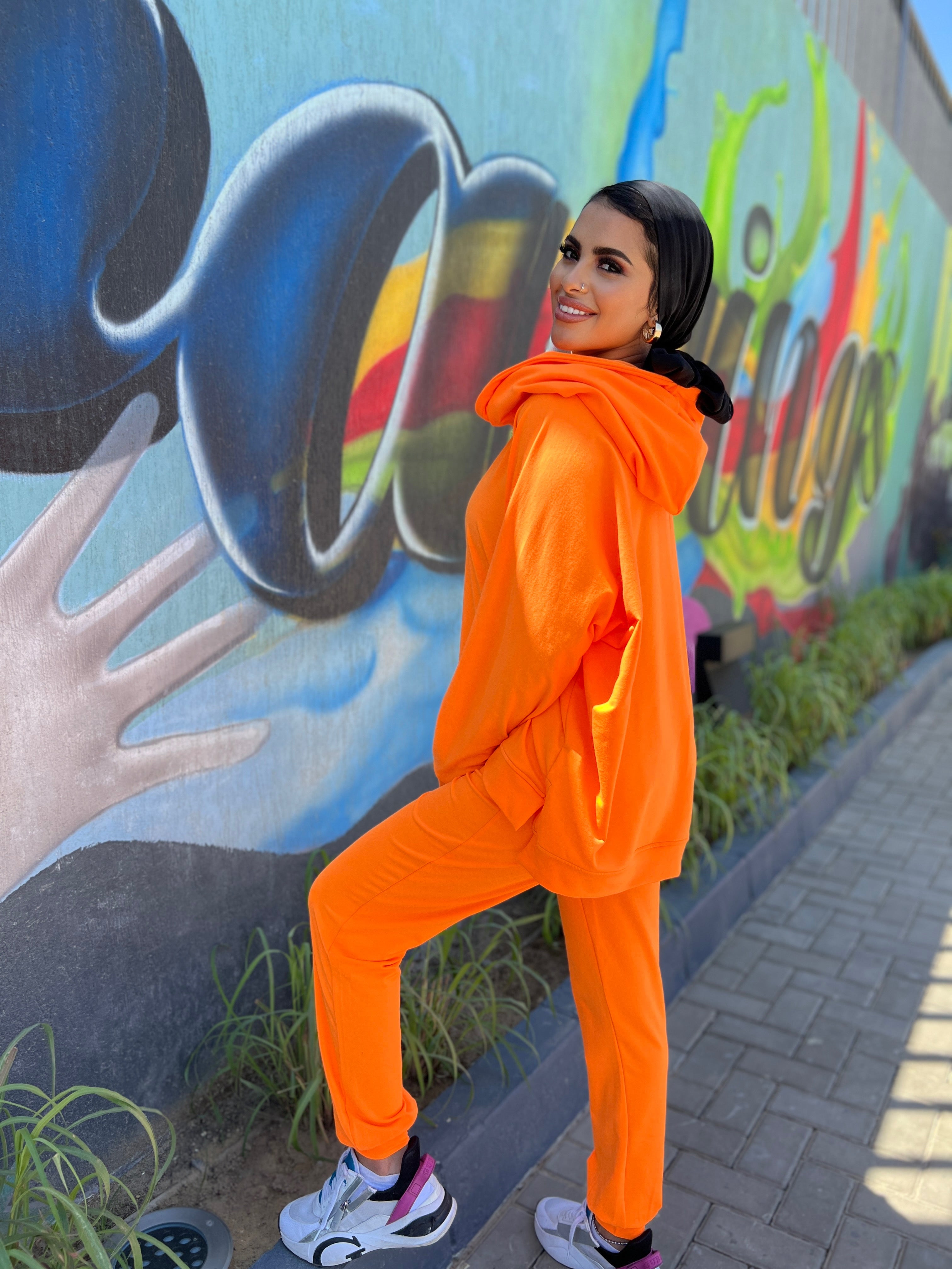 Go Girl Summer Pants Electric Orange