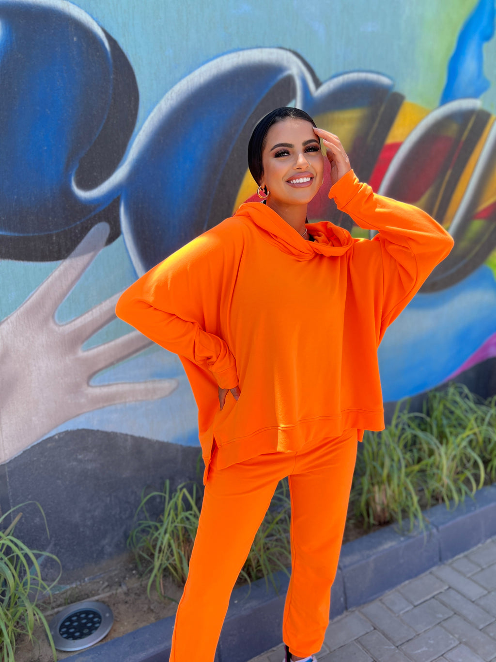 Go Girl Summer Pants Electric Orange