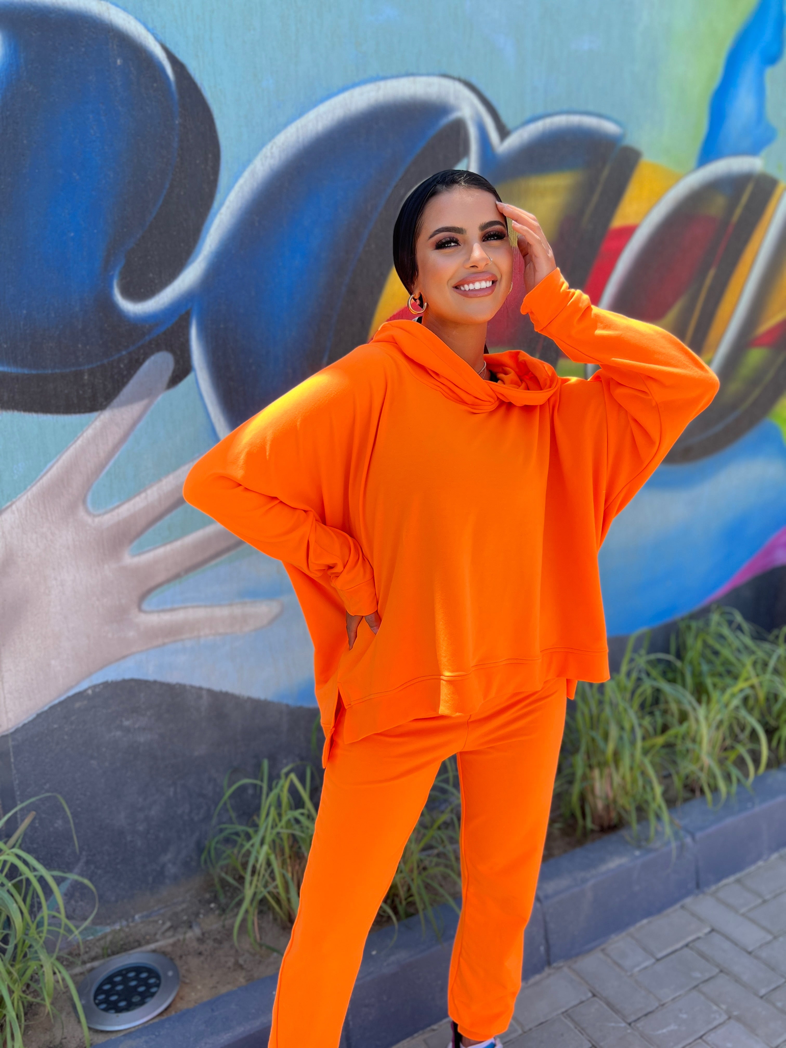 Go Girl Summer Pants Electric Orange