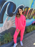 Go Girl Summer Pants Electric Pink