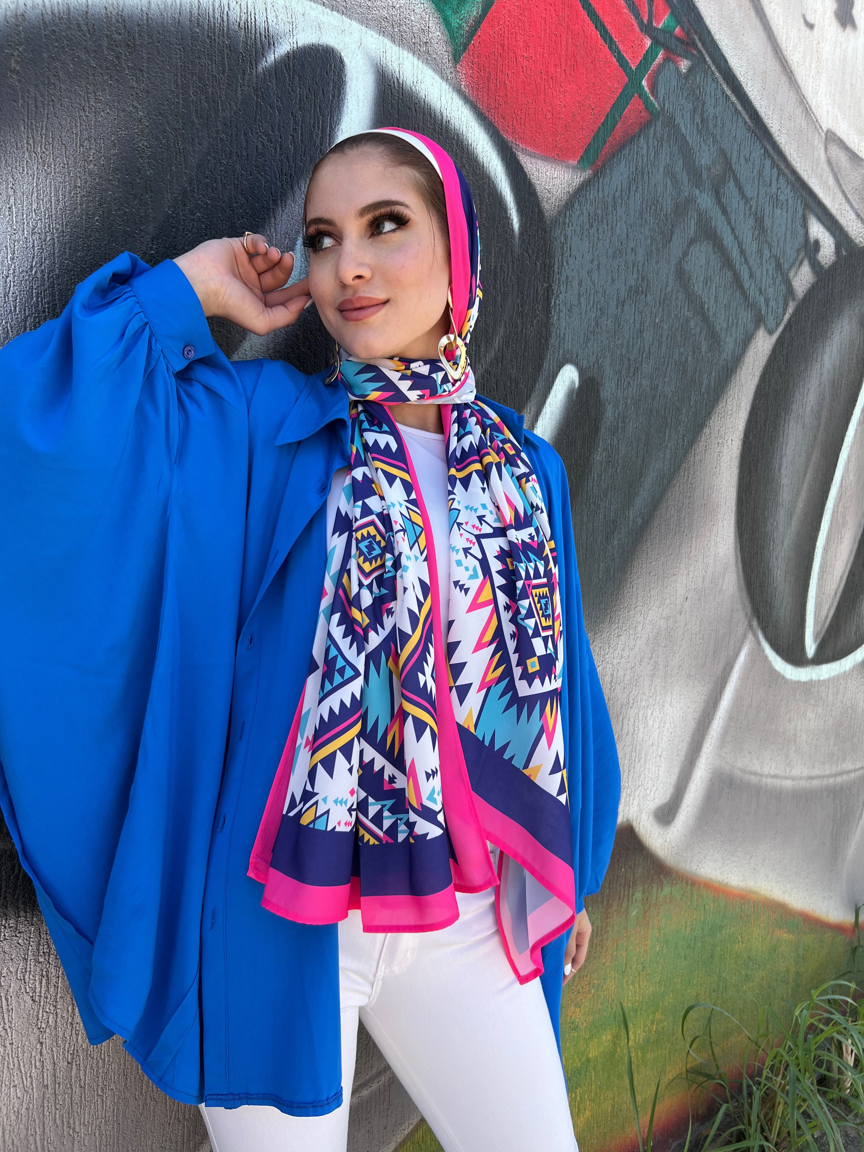 Geo Colors Scarf